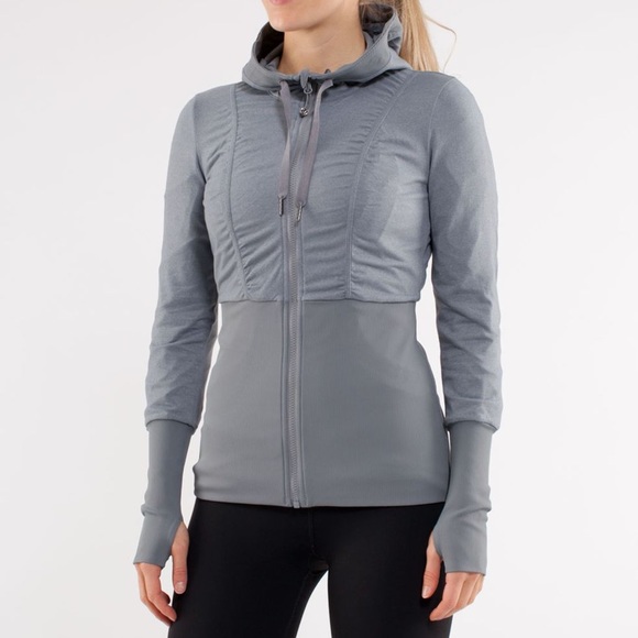 Lululemon Dance Studio II Jacket Size 6 Grey - Picture 2 of 11